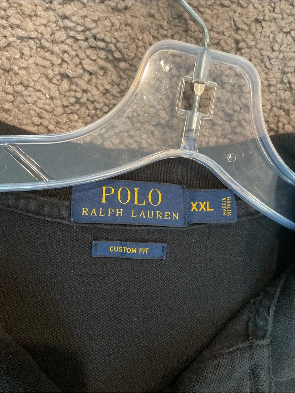 Polo Ralph Lauren Vintage Polo Shirt Black Neon Green Pony & Sleeve 3 Y2K sz XXL